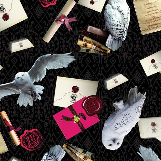 Benartex, Harry Potter Owl Postal Servive, 15216-12, Black