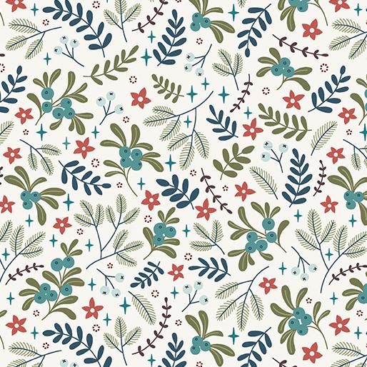 Benartex Holly & Hearth, 17261-07, Birch,