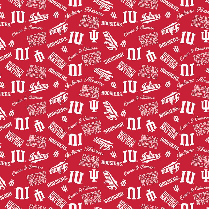 Benartex Indiana, IND1389, Red,