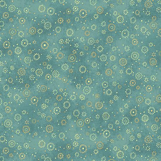 Benartex Star Of Wonder, 17063-24, Aqua, Nancy Halvorsen
