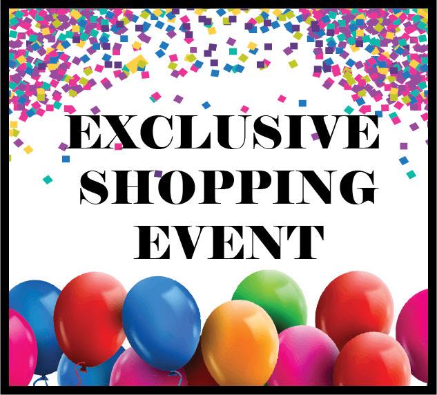 Birthday Party Exclusive Shopping Event, September 23, 6 - 7:30 pm