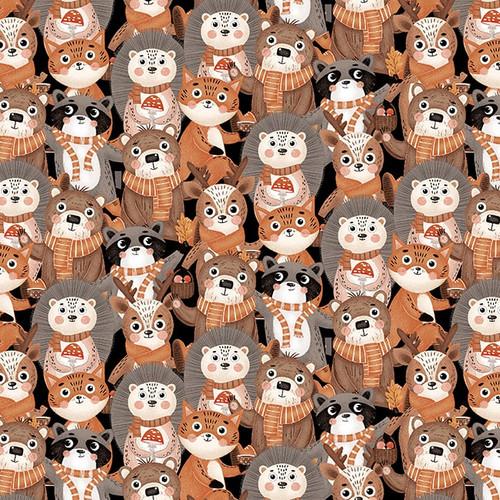 Blank Quilting Corp Cheerful Cheeks, 3484-93, Willow Grey, Lena Anisimova