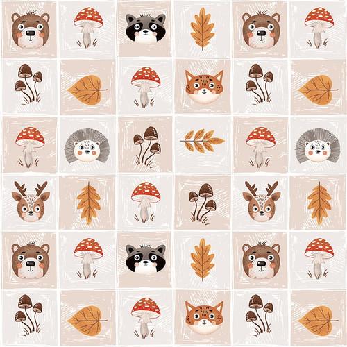 Blank Quilting Corp Cheerful Cheeks, 3487-44, Ecru, Lena Anisimova