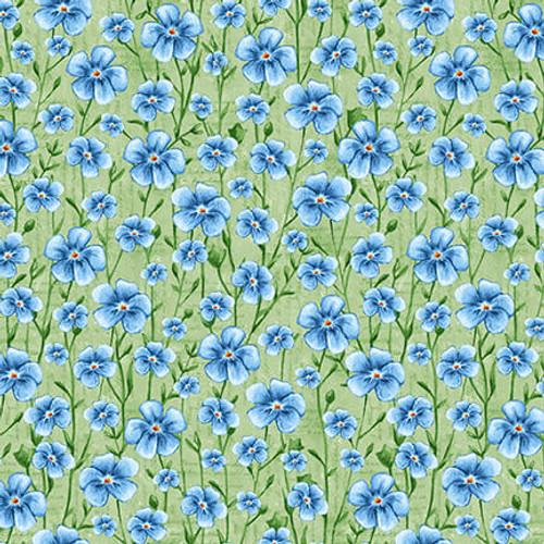 Blank Quilting Corp, Emma Leach, Tropical Vibes, B-2366-70, Light Blue