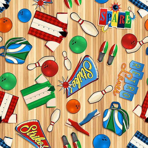 Blank Quilting Corp, Rock 'N Bowl, 2188-35