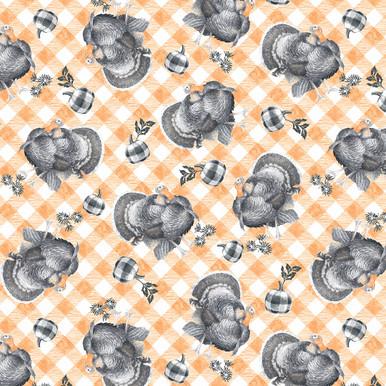 Blank Quilting Harvest Classics, 2709-33, Orange, Anna Baily