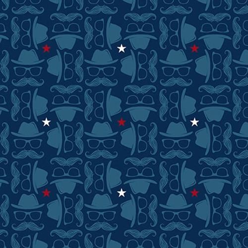 Blank Quilting Hipster, 3109-77 NAVY, Navy, Rodrigo Pontes