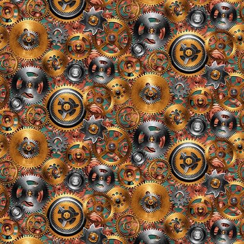 Blank Quilting Time Travel, 3013-44, Gold, Urban Essence