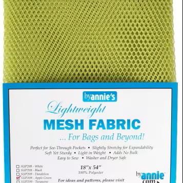 By Annie, Mesh Lite Weight 18in x 54in, SUP209-APGR, Apple Green