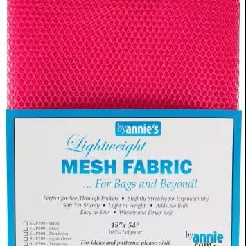 By Annie, Mesh Lite Weight 18in x 54in, SUP209-LIP, Lipstick