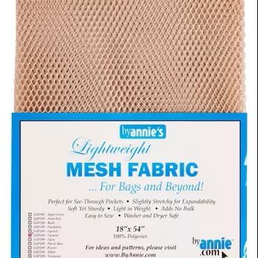 By Annie, Mesh Lite Weight 18in x 54in, SUP209-NAT, Natural