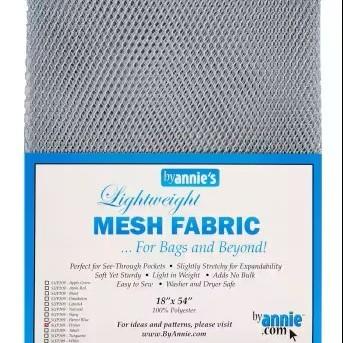 By Annie, Mesh Lite Weight 18in x 54in, SUP209-PEW, Pewter