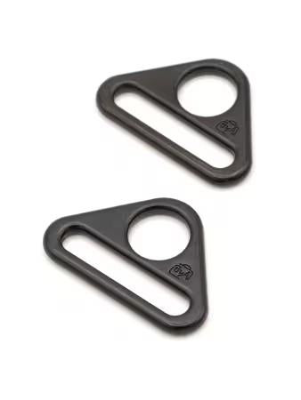 By Annie, Triangle Ring Flat 1-1/2in, Black Metal, HAR15TRBMTWO