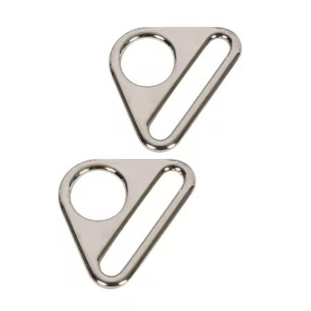 By Annie, Triangle Ring Flat 1-1/2in, Nickel, HAR15TRNTWO