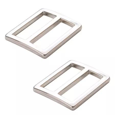 By Annie's, Slider Flat Widemouth, 1in, Set of Two, Nickel, HAR1SLNTWO