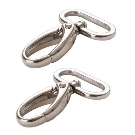 By Annie's, Swivel Hook, 1 in, Set of Two, Nickel, HAR1SWNTWO