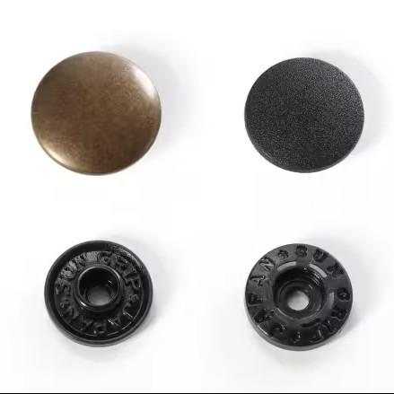 By Annie's, Tool-free Snaps, Set of Four, Antique Brass, HAR-SN-AM-FOUR