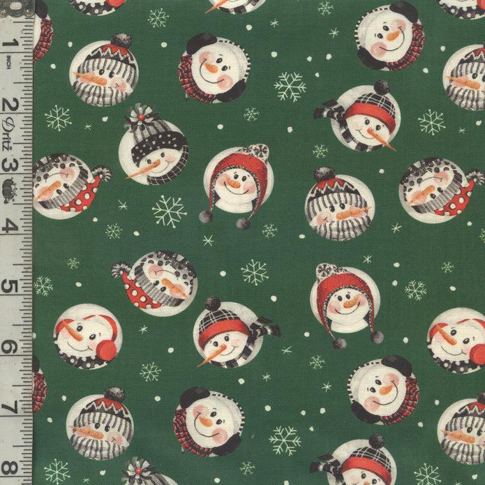 Camelot Fabrics Comfort And Joy, 49230103-03, Green,