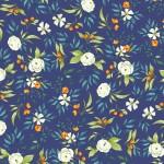 Clothworks, Heatherlee Chan, Bloom Wildly, y3328-93, Light Navy