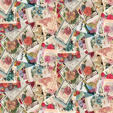 Clothworks, IRON ORCHARD DESIGNE, ODE TO JUNE, Y3505-55, Multi