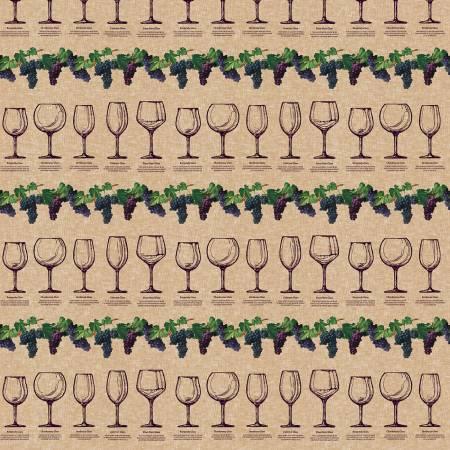 Clothworks, Iron Orchid, Cheers, Y3916-64, Light Caramel