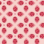 Clothworks, Meggs & Me, Ladybug Mania, Y3177-41, Light Pink
