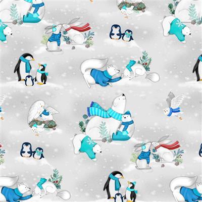 Clothworks Textiles Snow Drift, Y4199-5, Lt Gray,