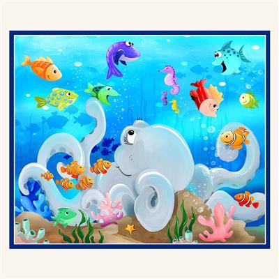 Clothworks Under The Sea, SB20421 999, Multi,