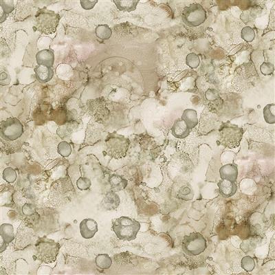 Clothworks Wild Wonders, Y4081-12, Khaki, Sue Zipkin