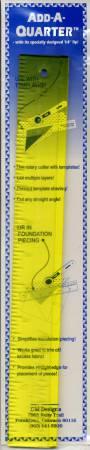Cm Designs Add A-Quarter Ruler 1 1/2 In X 12 In