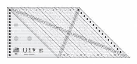 Creative Grids® 45° Diamond Dimensions Ruler (up to 8"), CGREU2