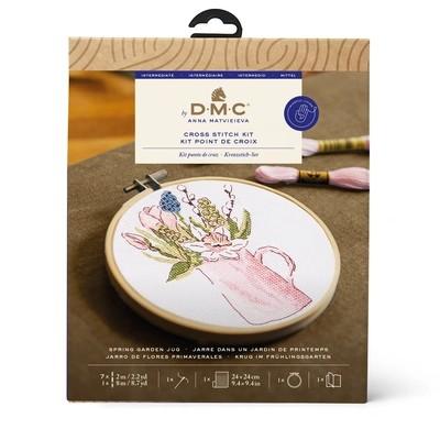 DMC, Spring Garden Jug, Cross-Stitch Kit, BK413