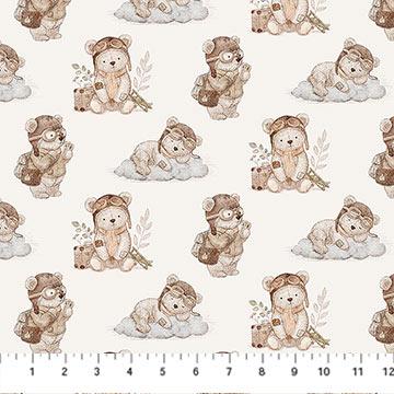Figo Fabrics Soaring Dreams, 91239-12, Cream,
