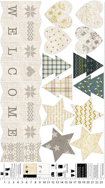Figo Fabrics Winter Dreams, 90847M-10, White,