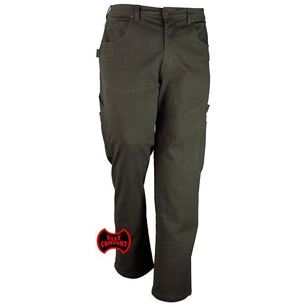FiveBrother, 10oz Brushed Twill Flex Pants, 4808.04, Grey