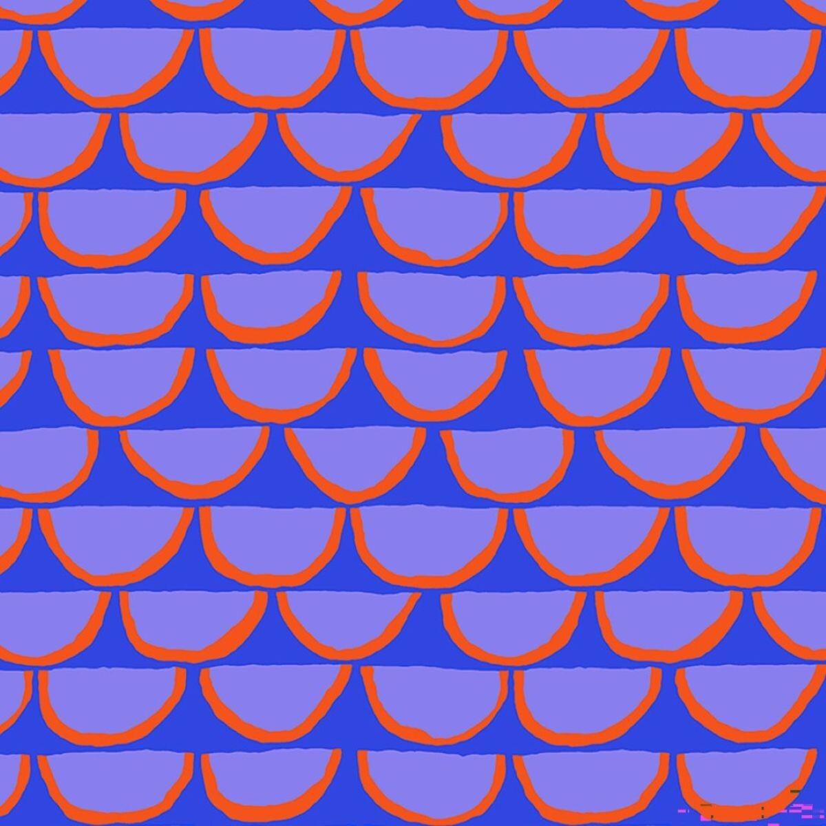 Free Spirit Kaffe August 2026, PWBM107.BLUE, Blue,