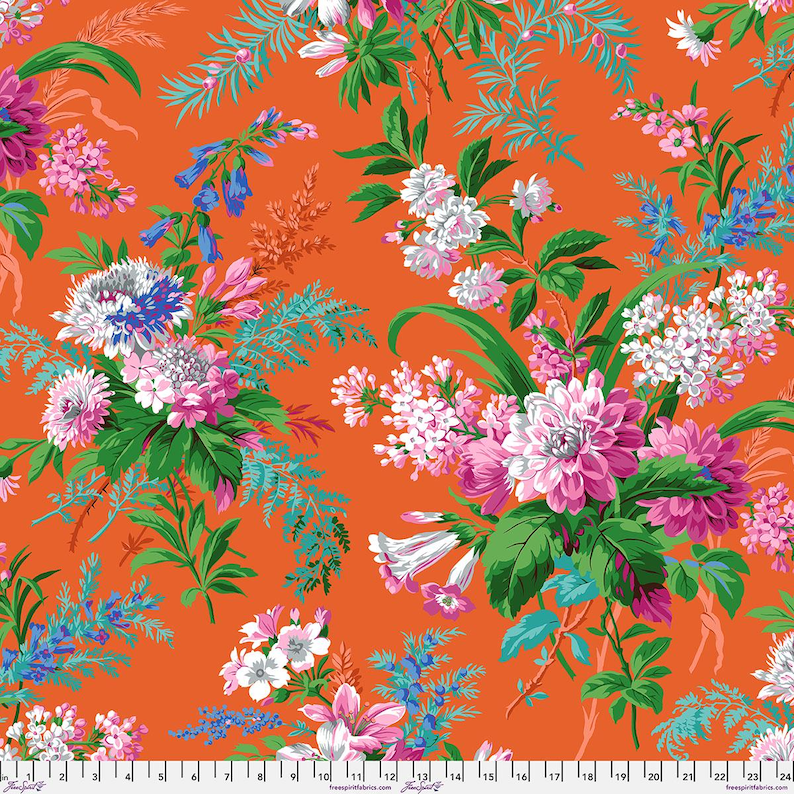 Free Spirit Kaffe August 2026, PWPJ141.ORANGE, Orange,