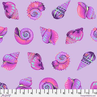 Free Spirit, Tula Pink, Floral Reef, Lil Shelly, PWTP266.ULTRAVIOLET, Ultraviolet