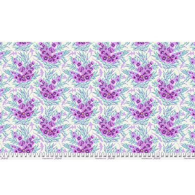 Free Spirit, Tula Pink, Floral Reef, Shadow Sharks, PWTP267.ULTRAVIOLET, Ultraviolet