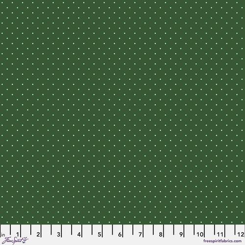 Free Spirit, Tula Pink, Tiny Dots & Stripes, PWTP185.LILYPAD