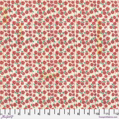 Freespirit Fabrics Holidays Past, PWTH205.RED, Red, Tim Holtz