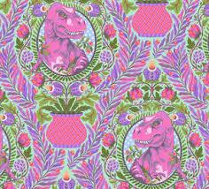 Freespirit Fabrics Roar, PWTP222.MIST, Mist , Tula Pink