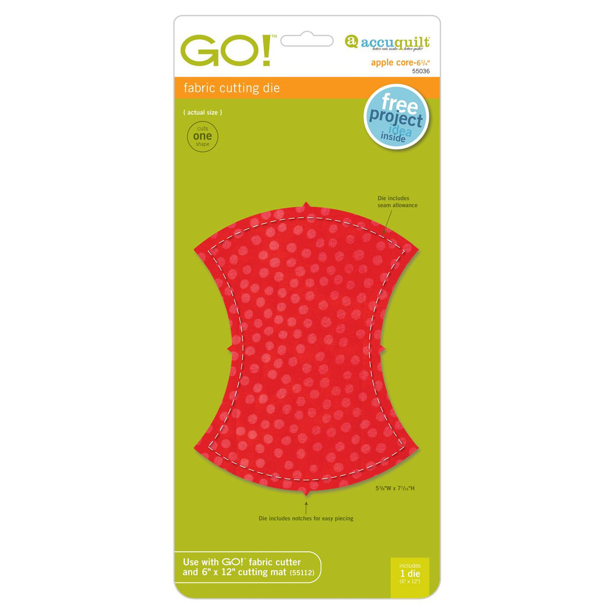 GO! APPLE CORE DIE 6 3/4"