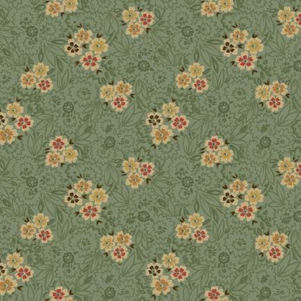 Henry Glass Autumn Farmhouse, 972-11, Aqua, Kim Diehl