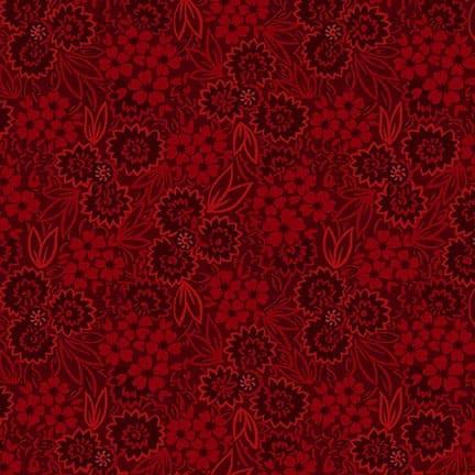 Henry Glass Autumn Farmhouse, 974-88, Red, Kim Diehl