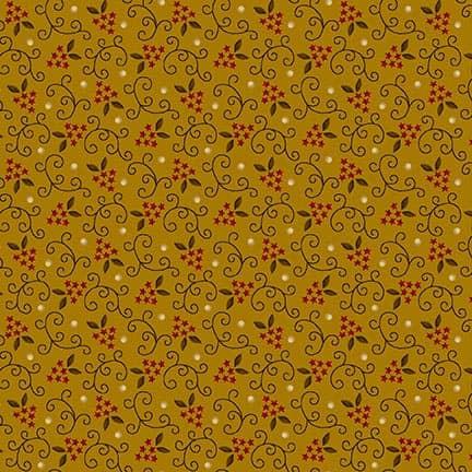 Henry Glass Autumn Farmhouse, 977-404, Gold, Kim Diehl