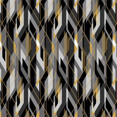 Henry Glass & Co, Black, White & 24, 2865M-99, Black