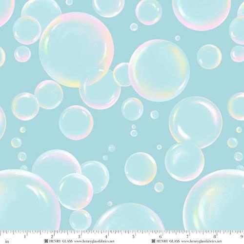 Henry Glass & Co., Bubble Blast 108", 1007-17, Aqua