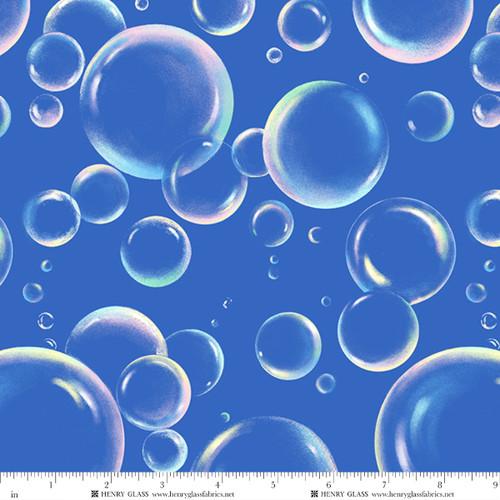 Henry Glass & Co., Bubble Blast 108", 1007-27, Cerulean Blue