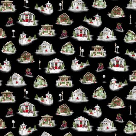Henry Glass & Co, Holiday Happy Place, 296-99, Black
